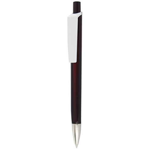 Kugelschreiber Tri-Star Transparent S , Ritter-Pen, rubin-rot, ABS-Kunststoff, 14,00cm (Länge), Bild 1