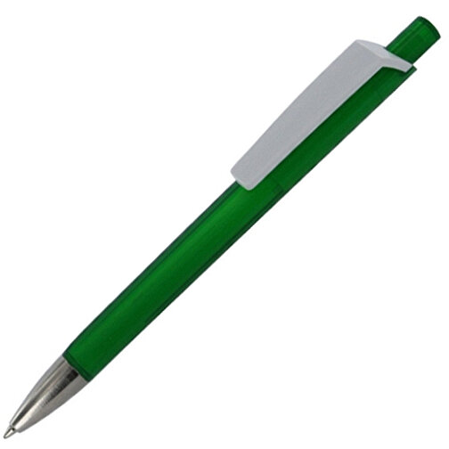 Kugelschreiber Tri-Star Transparent S , Ritter-Pen, limonen-grün, ABS-Kunststoff, 14,00cm (Länge), Bild 2