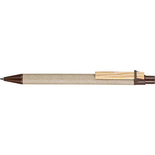 Kugelschreiber CARTON I , Ritter-Pen, braun, Pappe, Holz, ABS, 14,10cm (Länge), Bild 3
