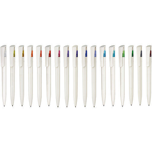 Kugelschreiber BIO-STAR , Ritter-Pen, ananas-gelb, Cellulose-Kunststoff, ABS, 14,70cm (Länge), Bild 2