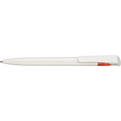 Kugelschreiber BIO-STAR , Ritter-Pen, feuerrot, Cellulose-Kunststoff, ABS, 14,70cm (Länge), Bild 3