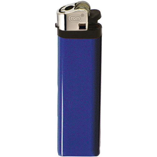 TOM® NM-1 03 Reibradfeuerzeug , Tom, blau, AS/ABS, 2,30cm x 8,00cm x 1,10cm (Länge x Höhe x Breite), Bild 1