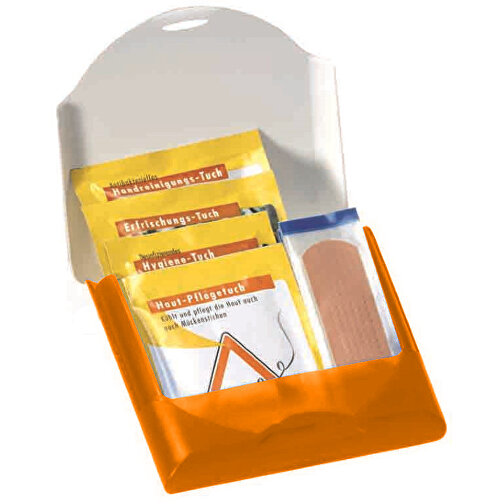 VitaBox 'Traveller' , orange gefrostet, PP, 10,70cm x 2,20cm x 10,20cm (Länge x Höhe x Breite), Bild 1