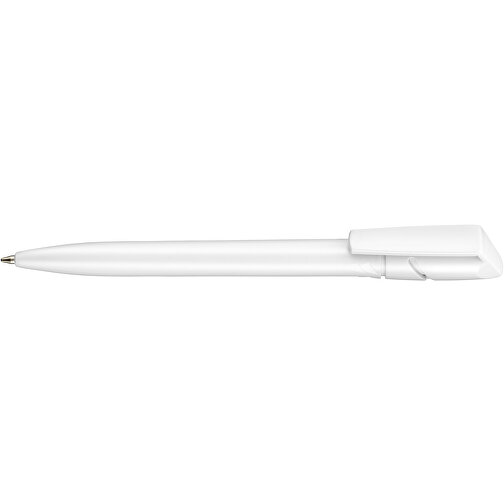Kugelschreiber TWISTER , Ritter-Pen, weiss, ABS-Kunststoff, 14,50cm (Länge), Bild 3