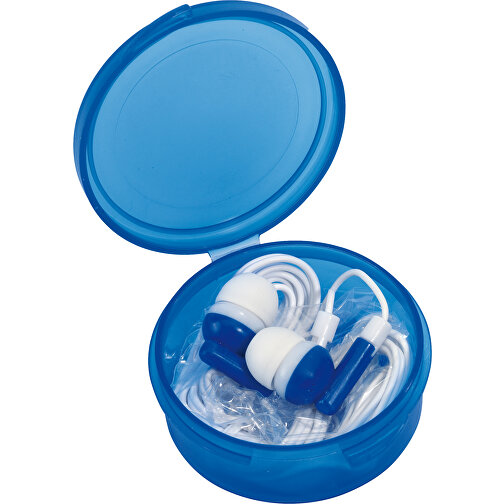 In-Ear-Kopfhörer MUSIC , blau, Kunststoff, 2,10cm (Höhe), Bild 1
