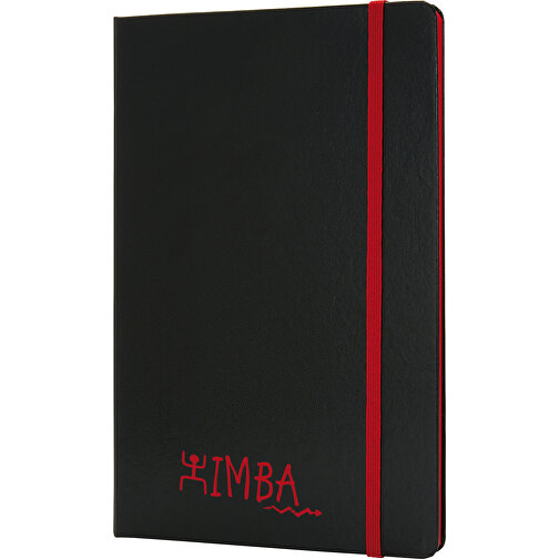 Deluxe Hardcover A5 Notizbuch Mit Coloriertem Beschnitt, Rot , rot, Papier, 1,50cm x 21,30cm (Länge x Höhe), Bild 5