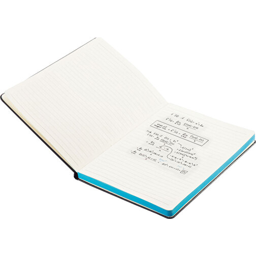 Deluxe Hardcover A5 Notizbuch Mit Coloriertem Beschnitt, Blau , blau, Papier, 1,50cm x 21,30cm (Länge x Höhe), Bild 5