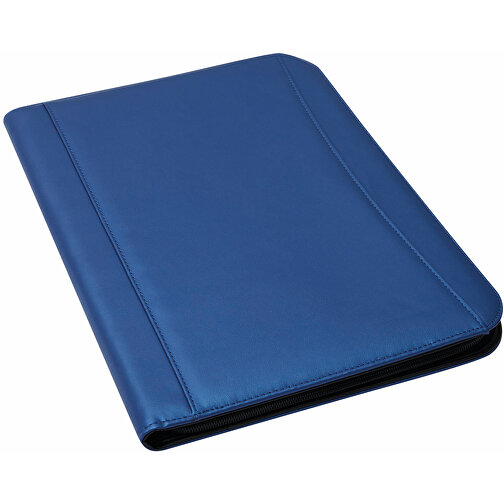 Portfolio GENTLE , blau, PU / PVC, 34,50cm x 3,00cm x 26,00cm (Länge x Höhe x Breite), Bild 2