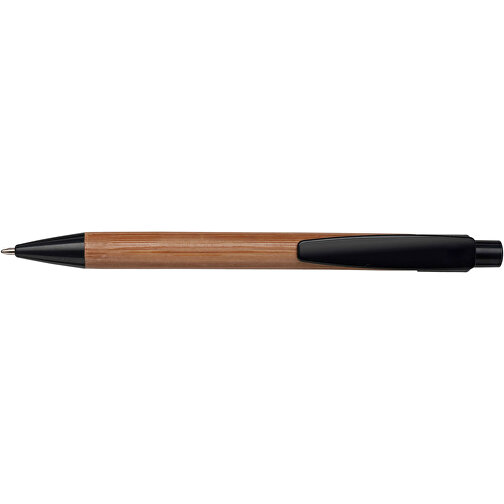 Kugelschreiber Calgary , schwarz, ABS, Bambus, , Bild 3