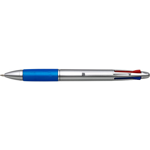 Kugelschreiber Aus Kunststoff Chloë , blau, Plastik, Kautschuk, , Bild 3