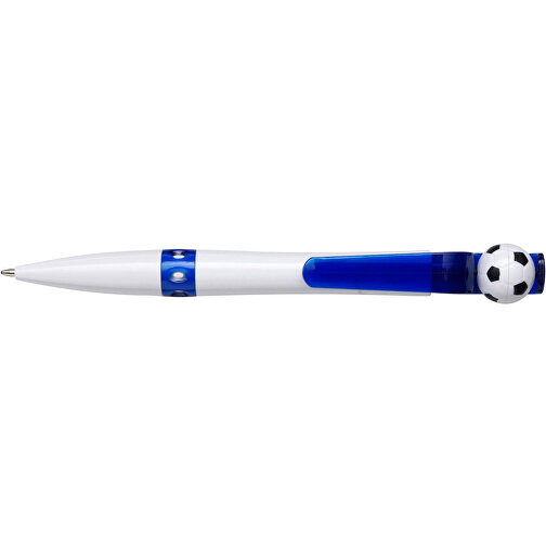 Kugelschreiber Soccer , blau, Plastik, , Bild 3