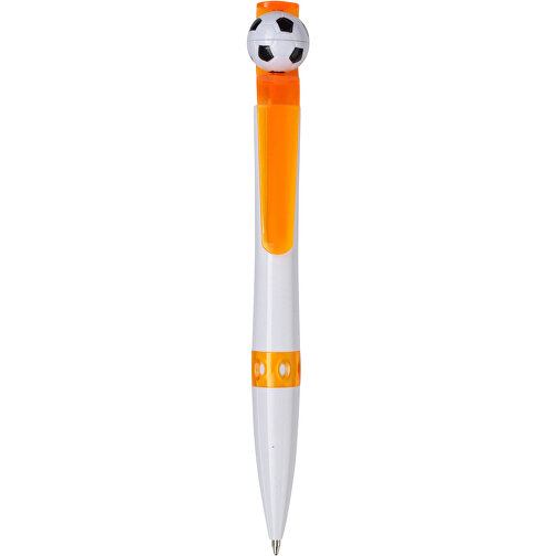 Kugelschreiber Aus Kunststoff Prem , orange, Plastik, , Bild 1