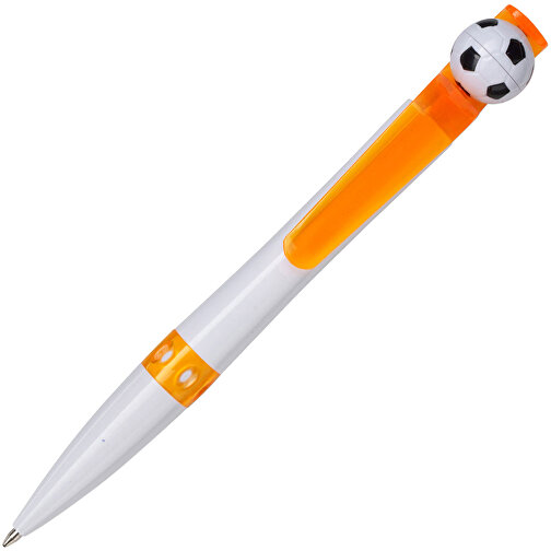 Kugelschreiber Aus Kunststoff Prem , orange, Plastik, , Bild 2