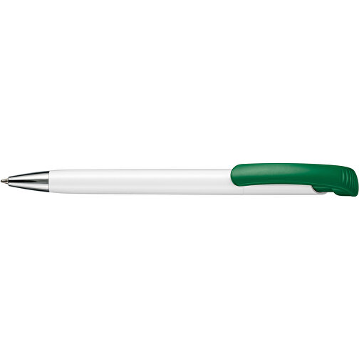 Kugelschreiber BONITA , Ritter-Pen, minz-grün/weiß, ABS-Kunststoff, 14,80cm (Länge), Bild 3