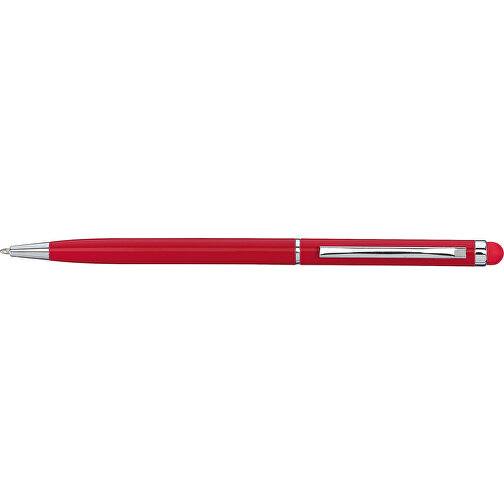 Kugelschreiber SMART TOUCH COLOUR , rot, Aluminium, 13,60cm (Länge), Bild 3