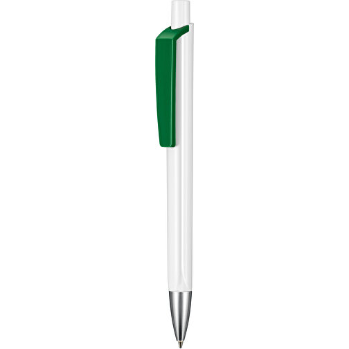 Kugelschreiber TRI-STAR , Ritter-Pen, minz-grün/weiß, ABS-Kunststoff, 14,00cm (Länge), Bild 1