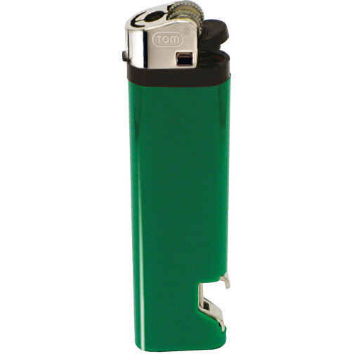 TOM® NM-1 OP 05 Reibradfeuerzeug , Tom, grün, AS/ABS, 2,30cm x 8,00cm x 1,10cm (Länge x Höhe x Breite), Bild 1