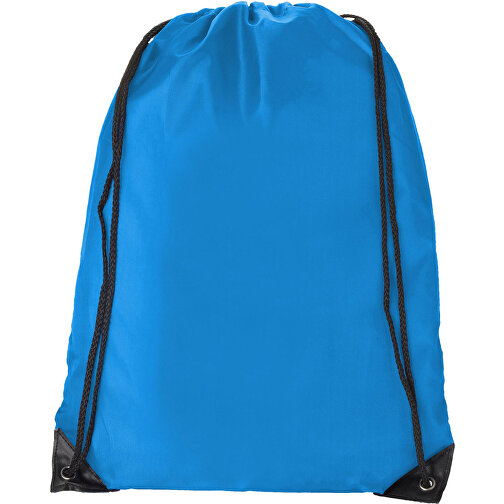 Oriole Premium Sportbeutel 5L , processblau, 210D Polyester, 33,00cm x 44,00cm (Länge x Höhe), Bild 4