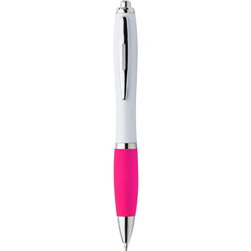 Kugelschreiber Aus Kunststoff Swansea , rosa, ABS, Plastik, Metall, 14,20cm (Höhe), Bild 1