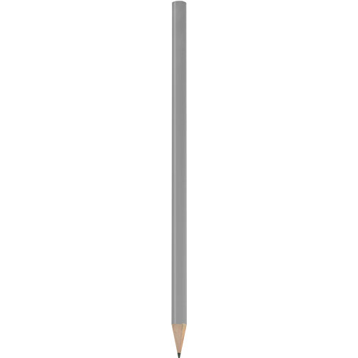 Bleistift, Lackiert, Rund , grau, Holz, 17,50cm x 0,70cm x 0,70cm (Länge x Höhe x Breite), Bild 1