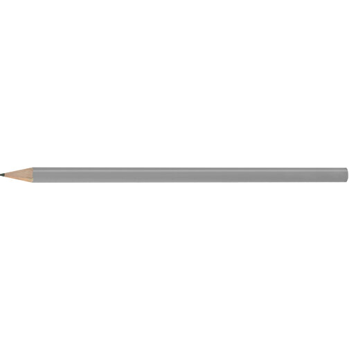 Bleistift, Lackiert, Rund , grau, Holz, 17,50cm x 0,70cm x 0,70cm (Länge x Höhe x Breite), Bild 3
