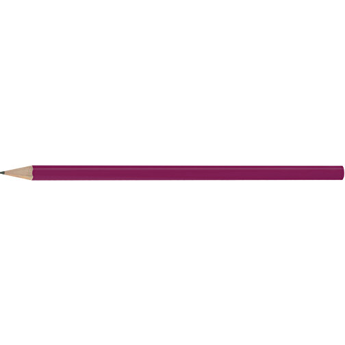 Bleistift, Lackiert, Rund , brombeere, Holz, 17,50cm x 0,70cm x 0,70cm (Länge x Höhe x Breite), Bild 3