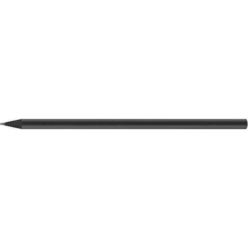 Schwarz Gefärbter Bleistift, Lackiert, Rund , schwarz, Holz, 17,50cm x 0,70cm x 0,70cm (Länge x Höhe x Breite), Bild 3