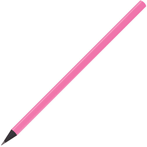 Schwarz Gefärbter Bleistift, Lackiert, Rund , rosé, Holz, 17,50cm x 0,70cm x 0,70cm (Länge x Höhe x Breite), Bild 2