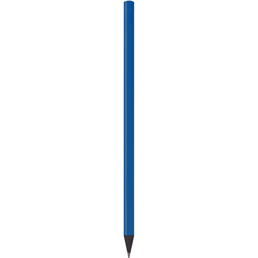 Schwarz Gefärbter Bleistift, Lackiert, Rund , dunkelblau, Holz, 17,50cm x 0,70cm x 0,70cm (Länge x Höhe x Breite), Bild 1