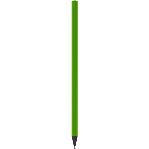 Schwarz Gefärbter Bleistift, Lackiert, Rund , grasgrün, Holz, 17,50cm x 0,70cm x 0,70cm (Länge x Höhe x Breite), Bild 1