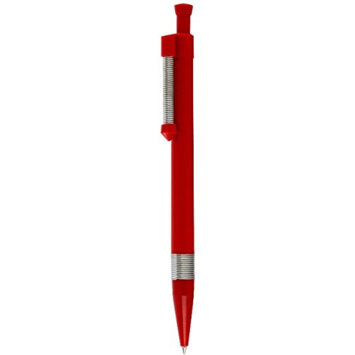 Kugelschreiber Spring SP , Ritter-Pen, signalrot, ABS-Kunststoff, 14,10cm (Länge), Bild 1
