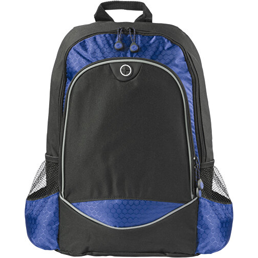Benton 15' Laptop-Rucksack 15L , schwarz / royalblau, 600D Polyester, 32,00cm x 44,00cm x 13,00cm (Länge x Höhe x Breite), Bild 2