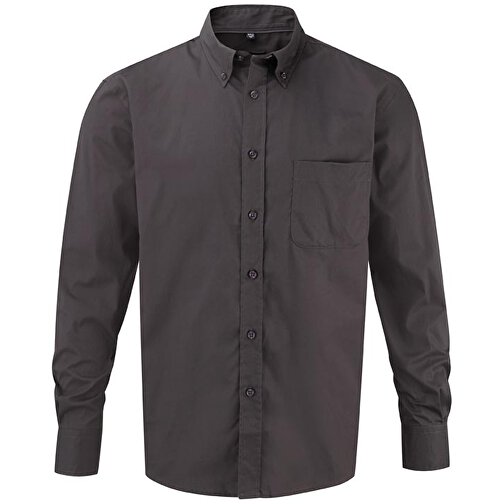 Camicia da uomo in twill a maniche lunghe, Immagine 1