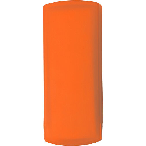 Pflasterbox Aus Kunststoff Pocket , orange, PP, Latex, 10,00cm x 1,00cm x 4,00cm (Länge x Höhe x Breite), Bild 1