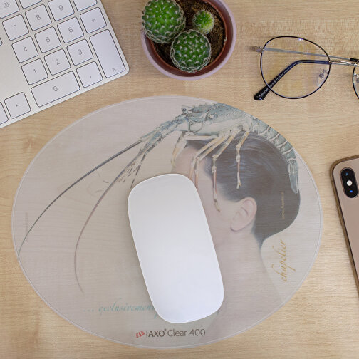 AXOPAD® Mousepad AXOStick 400, 24 x 19,5 cm oval, 0,5 mm tjock, Bild 2