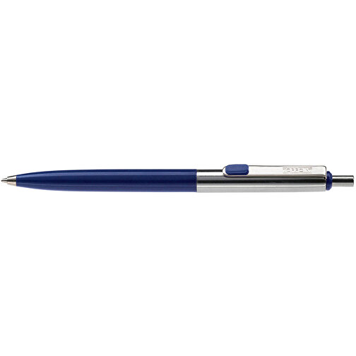 Kugelschreiber Topper , dunkelblau, Metall, 14,00cm (Länge), Bild 3