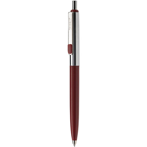 Kugelschreiber Topper , dunkelrot, Metall, 14,00cm (Länge), Bild 1