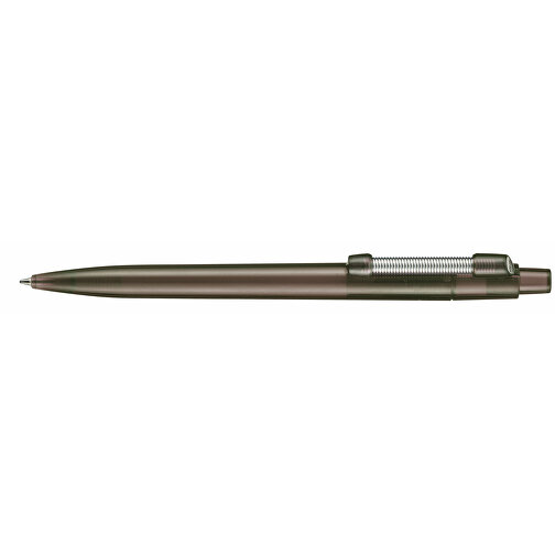 Kugelschreiber STRONG TRANSPARENT , Ritter-Pen, rauch-grau, ABS u. Metall, 14,60cm (Länge), Bild 3