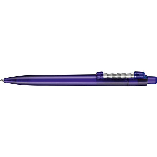 Kugelschreiber STRONG TRANSPARENT , Ritter-Pen, ocean-blau, ABS u. Metall, 14,60cm (Länge), Bild 3