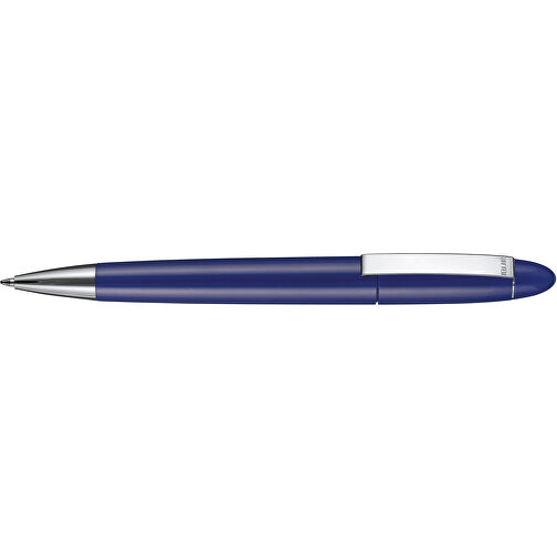 Kugelschreiber HAVANA , Ritter-Pen, nachtblau, ABS, Metall, 14,30cm (Länge), Bild 3
