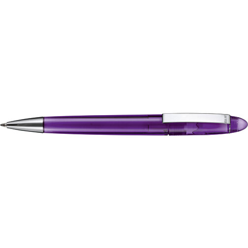 Kugelschreiber HAVANA TRANSPARENT , Ritter-Pen, amethyst, ABS, Metall, 14,30cm (Länge), Bild 3