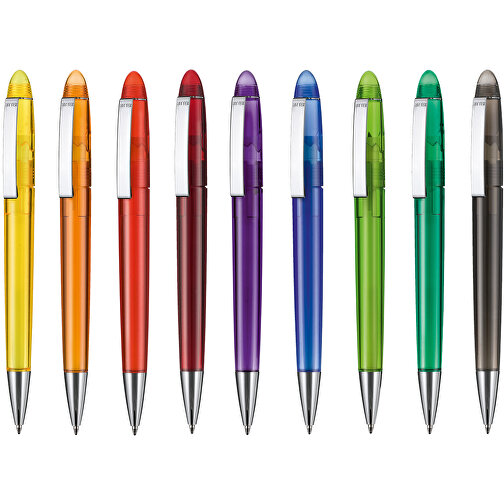 Kugelschreiber HAVANA TRANSPARENT , Ritter-Pen, amethyst, ABS, Metall, 14,30cm (Länge), Bild 4