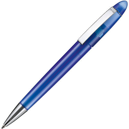 Kugelschreiber HAVANA TRANSPARENT , Ritter-Pen, royal-blau, ABS, Metall, 14,30cm (Länge), Bild 2