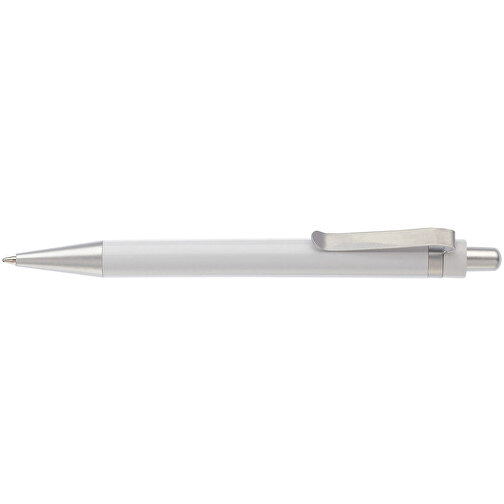 Kugelschreiber Antartica , weiss, ABS & Metall, 13,50cm (Länge), Bild 3
