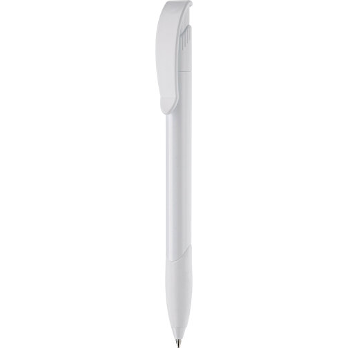 Kugelschreiber Apollo Hardcolour , weiß / weiß, ABS, 14,70cm (Länge), Bild 1