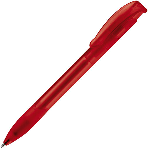 Kugelschreiber Apollo Frosty , gefrostet rot, ABS, 14,70cm (Länge), Bild 2