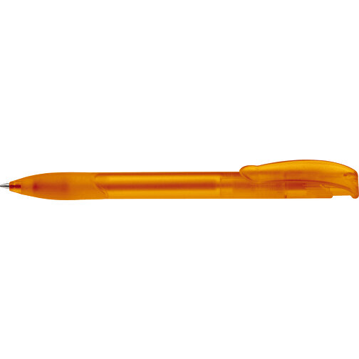 Kugelschreiber Apollo Frosty , gefrostet orange, ABS, 14,70cm (Länge), Bild 3