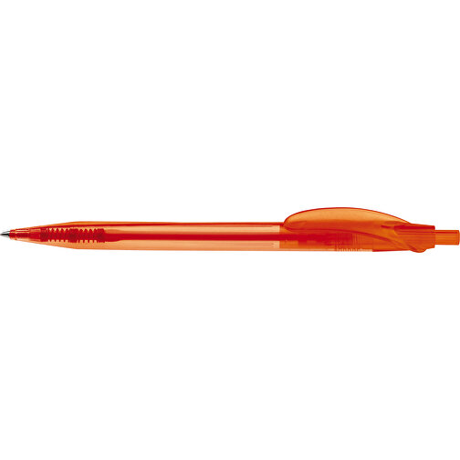 Kugelschreiber Cosmo Transparent , transparent orange, ABS, 14,50cm (Länge), Bild 3