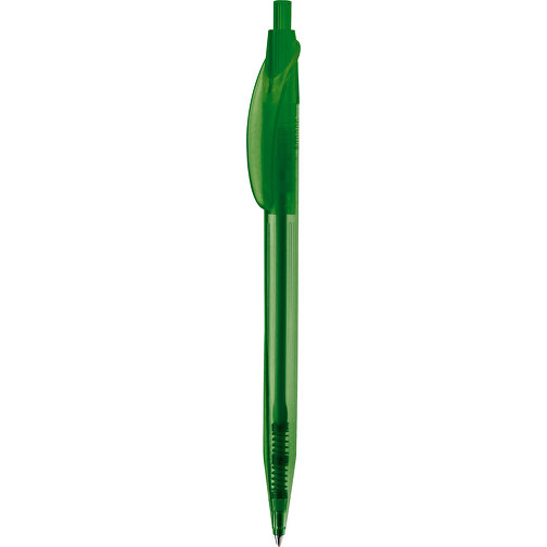 Kugelschreiber Cosmo Transparent , transparent grün, ABS, 14,50cm (Länge), Bild 1