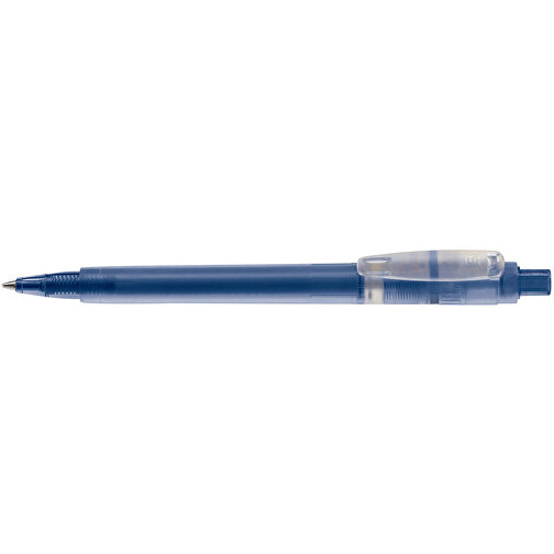 Kugelschreiber Baron ´03 Ice Frosty , gefrostet dunkelblau, ABS, 13,30cm (Länge), Bild 3